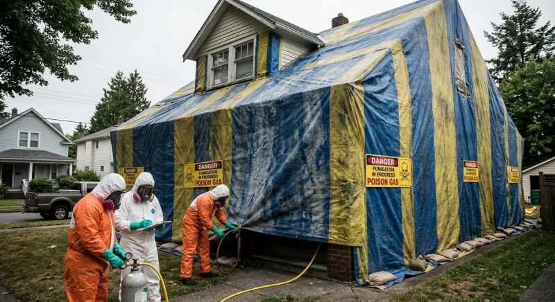 Tent Fumigation in Fredericksburg, VA